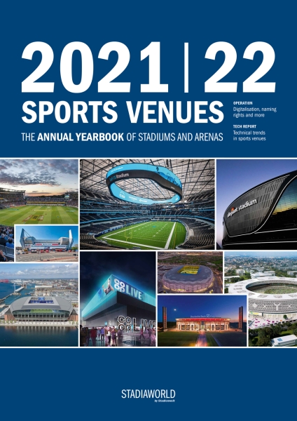 SPORTS VENUES 2021/2022, das internationale Jahrbuch der Sportstätten