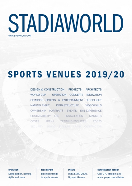 SPORTS VENUES 2019/2020, das internationale Jahrbuch der Sportstätten