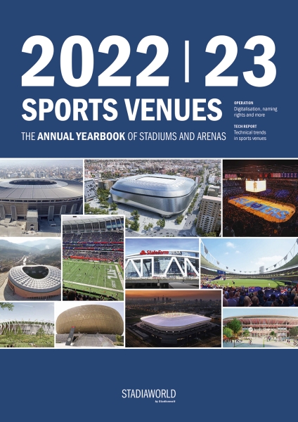 SPORTS VENUES 2021/2022, das internationale Jahrbuch der Sportstätten/ Jetzt vorbestellen!