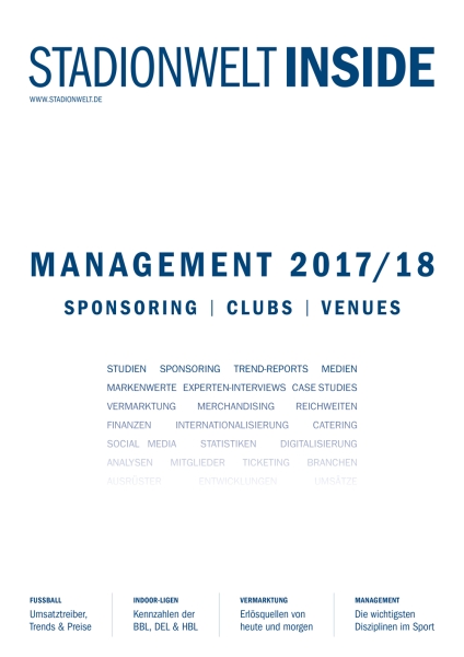 MANAGEMENT 2017/18 | Sponsoring | Clubs | Venues