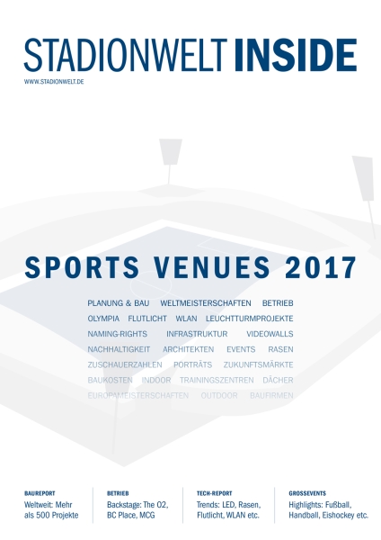 SPORTS VENUES 2017, das internationale Jahrbuch der Sportstätten